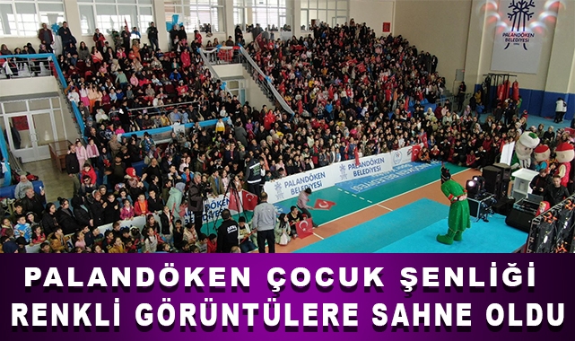 Depremzede Çocuklar Palandöken Çocuk Şenliğinde Buluştu