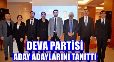 DEVA Partisi Aday Adayları Basınla Buluştu