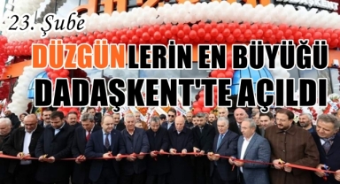 Düzgün Marketler 23'üncü Şubesini AVM Konseptinde Açtı