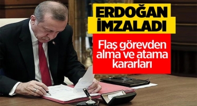 Erdoğan'ın İmzası İle Yayımlandı!