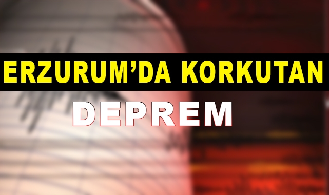 Erzurum'da Korkutan Deprem