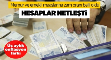 Üç Aylık Enflasyon Farkı Belli Oldu