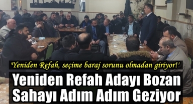 Adnan Bozan Sahayı Adım Adım Geziyor