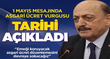 Bakan Bilgin'den Asgari Ücret Açıklaması