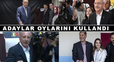 Cumhurbaşkanı Adayları Oylarını Kullandı