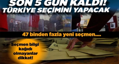 İkinci Tur Oylamasına 5 Gün Kaldı!
