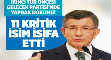 Gelecek Partisi'nde Yaprak Dökümü