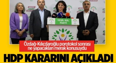 HDP ve Yeşil Sol 28 Mayıs Kararını Verdi