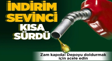Benzin ve Motorine Zam Geliyor!