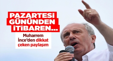 Muharrem İnce'den İkinci Tur Öncesi Dikkat Çeken Tweet!