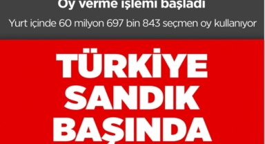 Türkiye Sandık Başına Gidiyor