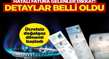 Ücretsiz Doğalgaz Dönemi Başladı!
