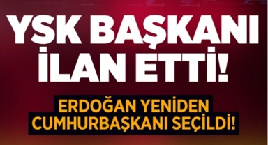 YSK Başkanı Kazananı İlan Etti
