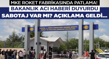 Ankara'da Roket Ve Patlayıcı Fabrikasında Patlama!