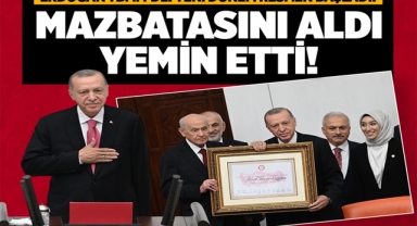 Cumhurbaşkanı Erdoğan Meclis'te Yemin Etti!