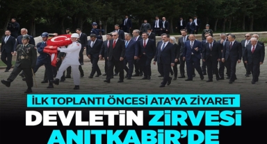 Cumhurbaşkanı Erdoğan Ve Kabine Üyeleri Anıtkabir'de!