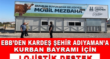 EBB'den Adıyaman'a Bayramı İçin Lojistik Destek