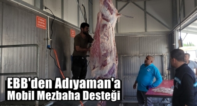 EBB Deprem Bölgesine Desteğe Devam Ediyor