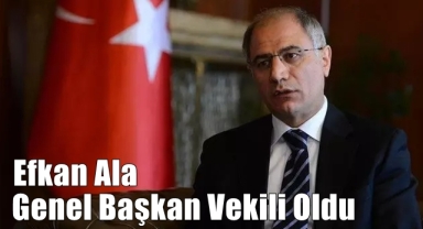 Efkan Ala'ya Üst Düzey Görev