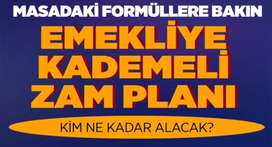 Emekliye Kademeli Zam Planı!