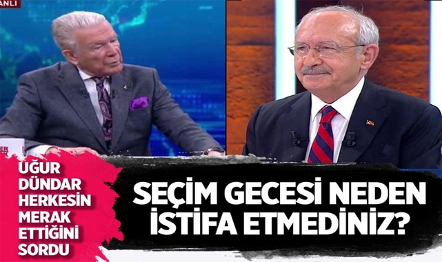 Gazeteci Uğur Dündar, Kılıçdaroğlu'na Neden İstifa Etmediğini Sordu