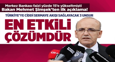 Merkez Bankası Faiz Kararı Sonrası Bakan Mehmet Şimşek'ten İlk Açıklama