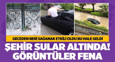 Samsun'da Durum Fena Sular İçinde Kaldılar