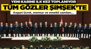 Yeni kabine İlk Kez Toplanıyor!