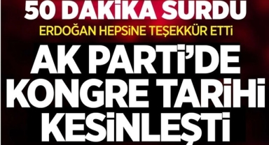 AK Parti Kongresi 7 Ekim'de Yapılacak