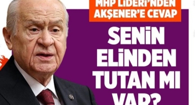 Bahçeli'den Akşener'e