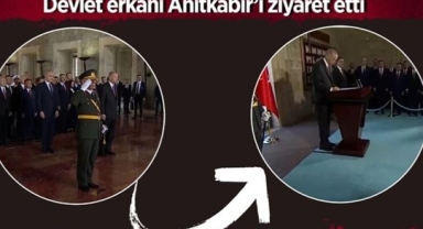 Devlet Erkanından Anıtkabir Ziyareti!