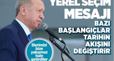 Erdoğan ''İllerimizi maalesef bizlere yakışmaz hale getirdiler