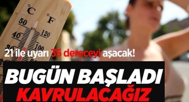 Kavurucu Sıcaklıklar Yeniden Geldi!