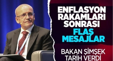 Mehmet Şimşek, Enflasyon Rakamlarını Değerlendirdi