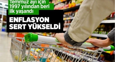 Temmuz Ayında Enflasyon yüzde 47.83'e yükseldi