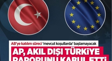 Avrupa Parlamentosu'ndan 'Akıl Dışı' Rapor!