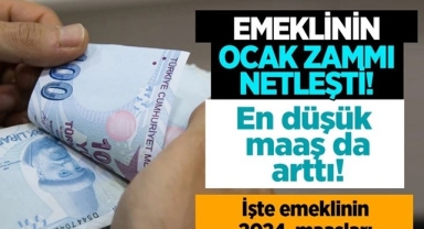 Emeklinin Ocak Ayında Cebine Girecek Zam Netleşti!