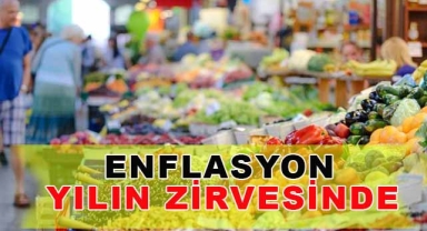 Enflasyon Yılın Zirvesinde