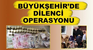 Erzurum'da Dilencilere Operasyon