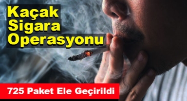 Erzurum'da Kaçak Sigara Operasyonu