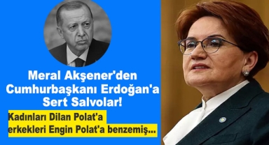 Akşener'den Cumhurbaşkanı Erdoğan'a Sert Sözler!