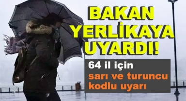 Bakan Ali Yerlikaya Uyardı