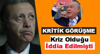 Erdoğan ve Bahçeli Külliyede Görüşüyor