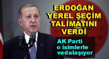 Erdoğan Yerel Seçim Talimatını Verdi