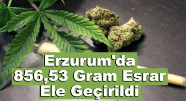 Erzurum'da Esrar Ele Geçirildi