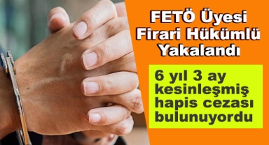 FETÖ Üyesi Firari Hükümlü Yakalandı