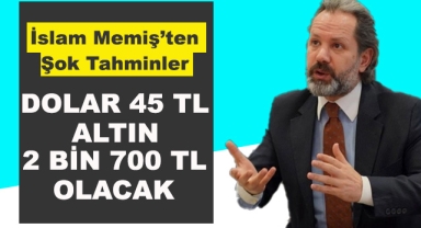 İslam Memiş'ten Şok Tahminler