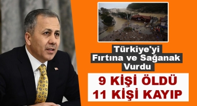 Türkiye'yi Fırtına ve Sağanak Vurdu