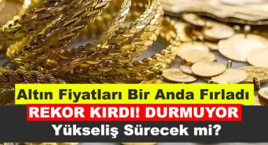 Altın Fiyatlarında Rekor