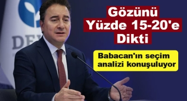 Babacan Gözünü Yüzde 15-20'e Dikti